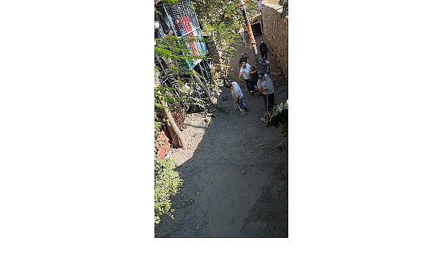 Şirince'de dere yatağı ıslah çalışması tamamlandı Şirince'de dere yatağı ıslah çalışması tamamlandı
