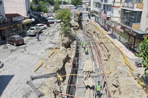 Söke’de 75 milyon liralık kanalizasyon projesinde yüzde 35 tamamlandı Söke’de 75 milyon liralık kanalizasyon projesinde yüzde 35 tamamlandı