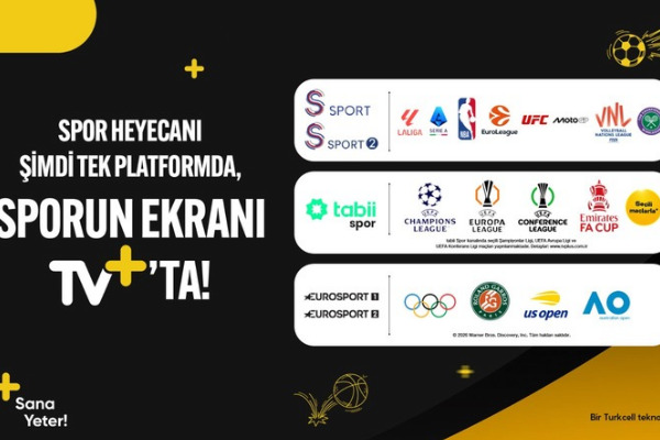 Sporun ekranı TV+ dünyanın dev spor karşılaşmalarını evinize getiriyor Sporun ekranı TV+ dünyanın dev spor karşılaşmalarını evinize getiriyor