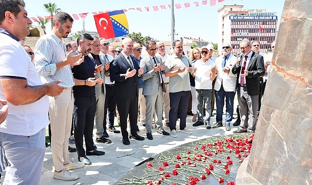 Srebrenitsa Soykırımı kurbanları, Menemen'de anıldı Srebrenitsa Soykırımı kurbanları, Menemen'de anıldı