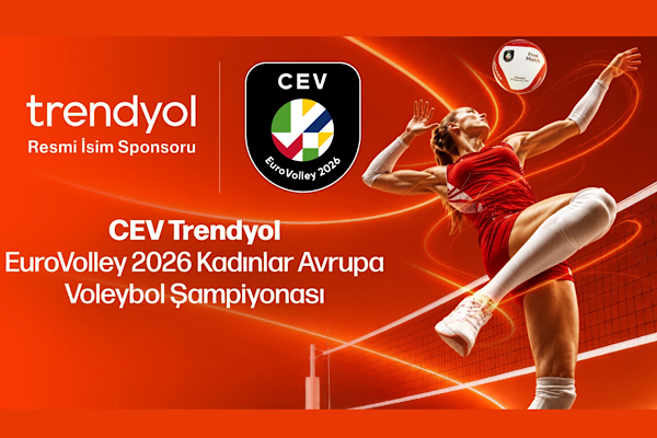 Trendyol, CEV EuroVolley 2026 Kadınlar Avrupa Voleybol Şampiyonası’nın isim sponsoru oldu Trendyol, CEV EuroVolley 2026 Kadınlar Avrupa Voleybol Şampiyonası’nın isim sponsoru oldu