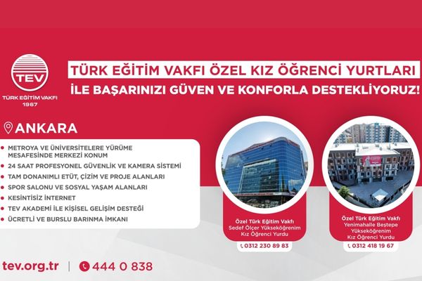 Türk Eğitim Vakfı’nın 5 kız öğrenci yurdu için başvuru dönemi başladı Türk Eğitim Vakfı’nın 5 kız öğrenci yurdu için başvuru dönemi başladı