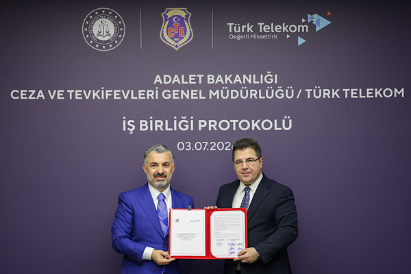 Türk Telekom ile Ceza ve Tevkifevleri Genel Müdürlüğü’nden milli teknoloji hamlesi Türk Telekom ile Ceza ve Tevkifevleri Genel Müdürlüğü’nden milli teknoloji hamlesi