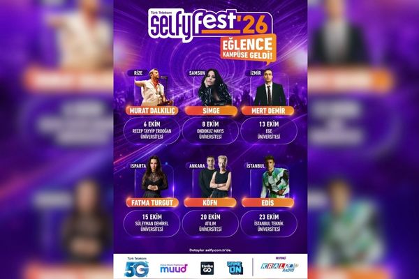 Türk Telekom Selfyfest’26 ile kampüslerde festival coşkusu başlıyor Türk Telekom Selfyfest’26 ile kampüslerde festival coşkusu başlıyor