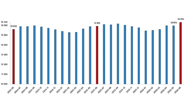Ücretli Çalışan İstatistikleri, Haziran 2026 Ücretli Çalışan İstatistikleri, Haziran 2026
