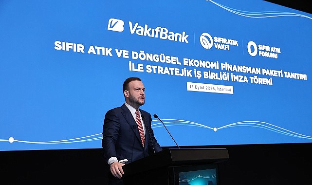 VakıfBank'tan Döngüsel Ekonomiye 10 milyar liralık Finansman Desteği VakıfBank'tan Döngüsel Ekonomiye 10 milyar liralık Finansman Desteği