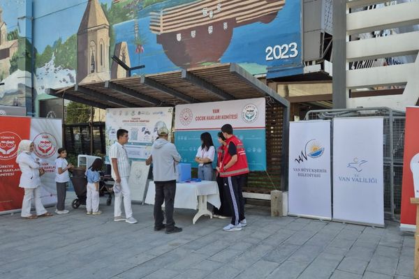 Van’da çocuklardan çevre ve iklim değişikliği mesajı Van’da çocuklardan çevre ve iklim değişikliği mesajı
