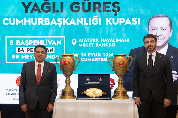 Yağlı güreş Cumhurbaşkanlığı Kupası öncesi basın toplantısı gerçekleştirildi Yağlı güreş Cumhurbaşkanlığı Kupası öncesi basın toplantısı gerçekleştirildi