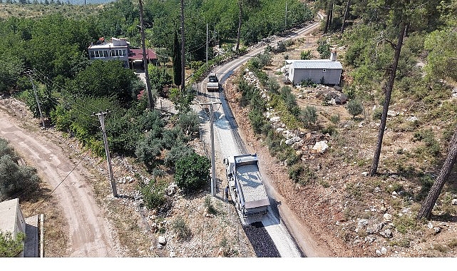 Yayla yollarında asfaltlama çalışmaları başladı Yayla yollarında asfaltlama çalışmaları başladı