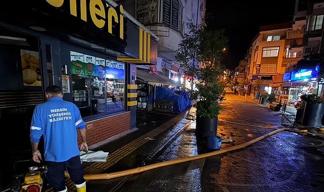 Yenişehir Belediyesi'nden su baskınlarına jet müdahale Yenişehir Belediyesi'nden su baskınlarına jet müdahale