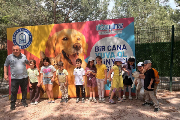 Yıldırım’da öğrencilere hayvan sevgisi ve merhamet dersi