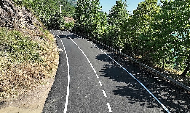 Yuvacık Barajı yolu yenilendi Yuvacık Barajı yolu yenilendi