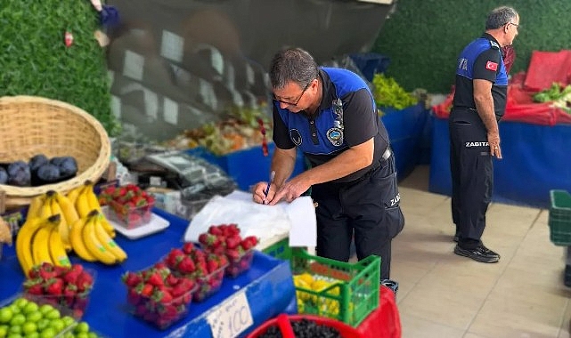 Zabıta Ekiplerinden Manavlara Denetim Zabıta Ekiplerinden Manavlara Denetim