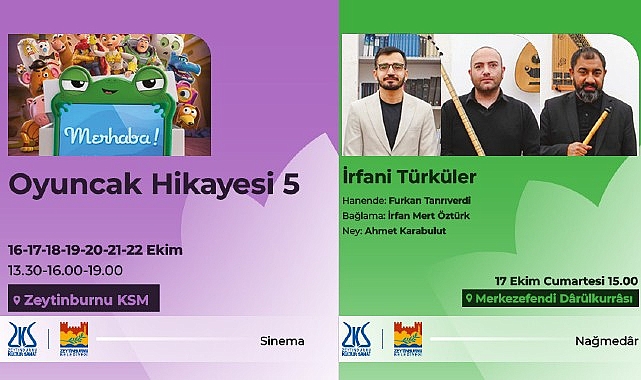 ZKS 12-18 Ekim Haftalık Etkinlik Takvimi ZKS 12-18 Ekim Haftalık Etkinlik Takvimi