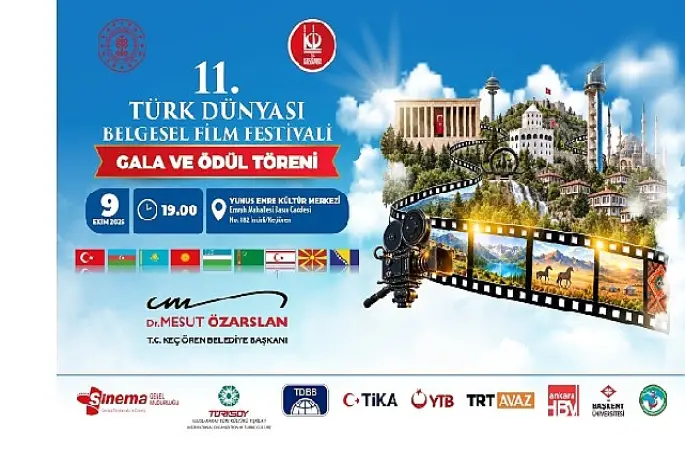 11. Türk Dünyası Belgesel Film Festivali Keçiören'de Düzenlenecek