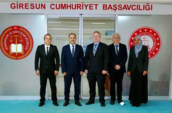 ABD Ankara Büyükelçiliği heyetinden Giresun Adliyesi'ne ziyaret