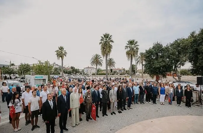 Alaçatı'nın kurtuluşunun 104. yılı törenlerle kutlandı