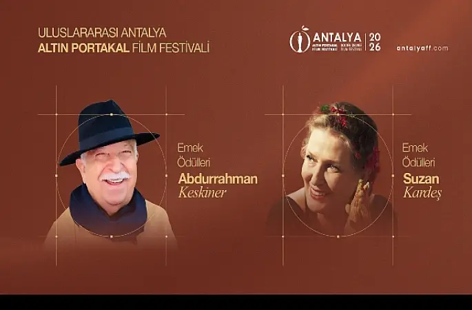 Altın Portakal'da Sinema Emek Ödülleri Abdurrahman Keskiner ve Suzan Kardeş'e Verilecek!