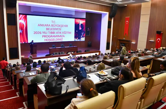 Ankara’da özel ve üniversite hastanelerine tıbbi atık yönetimi eğitimi verildi