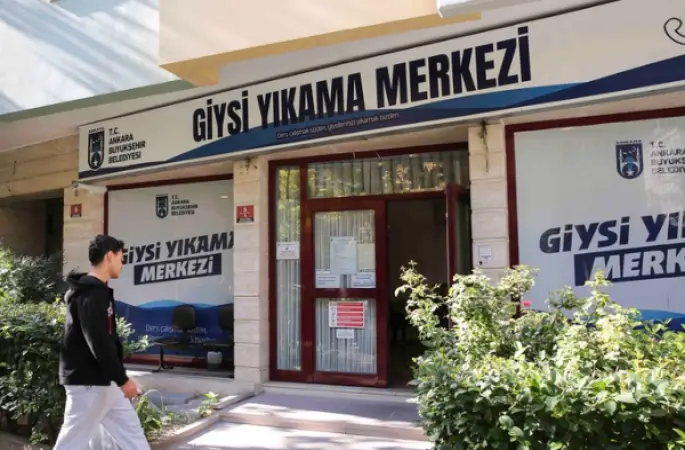 Ankara’da ücretsiz giysi yıkama merkezlerinden 17 bin 71 öğrenci yararlandı