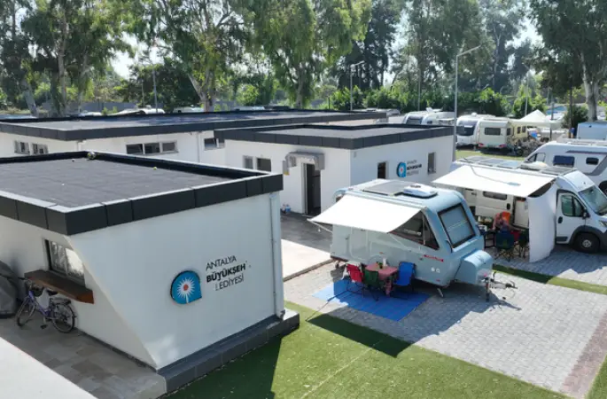 Antalya Karavan Park, karavan tutkunlarının buluşma noktası oldu