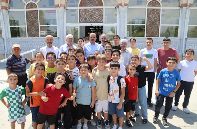 Başkan Altay, Kur’an Kursu öğrencileriyle bir araya geldi