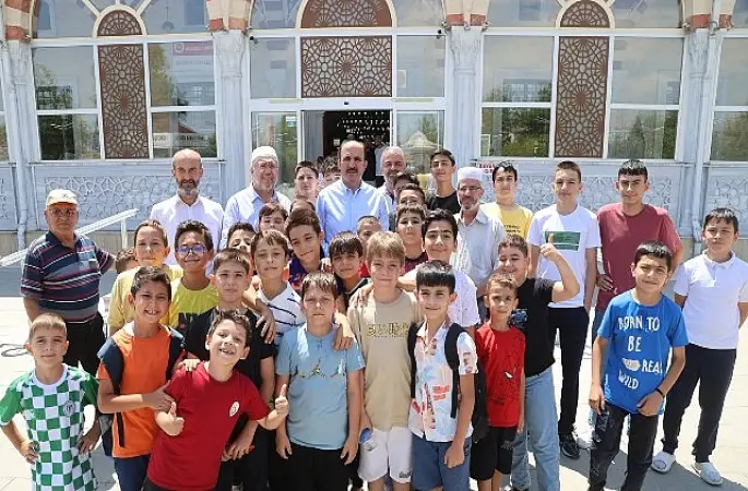 Başkan Altay Yaz Kur'an Kursu Öğrencileriyle Bir Araya Geldi