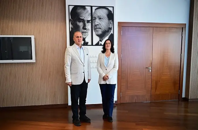 Başkan Çerçioğlu'na İncirliova Belediye Başkanı Aytekin Kaya'dan Ziyaret