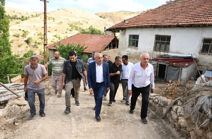 Başkan Er, sel felaketinin yaşandığı Kocaözü’nü ziyaret etti