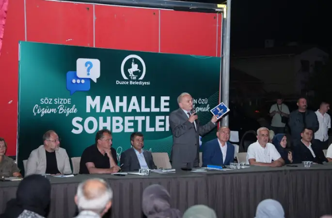 Başkan Özlü, Beyciler Mahallesi'nde vatandaşların taleplerini dinledi