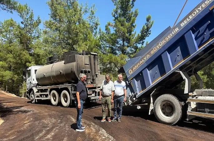 Başkan Topaloğlu, yayla yollarındaki asfalt çalışmalarını inceledi