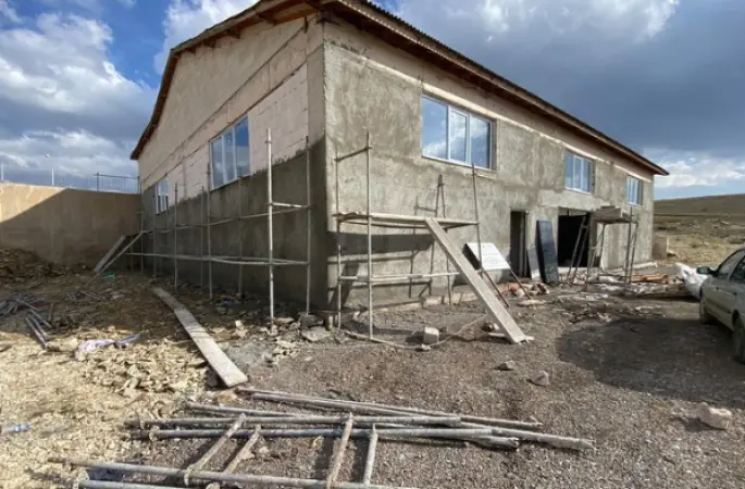 Bayburt’ta bakliyat paketleme tesisi yapımı sürüyor