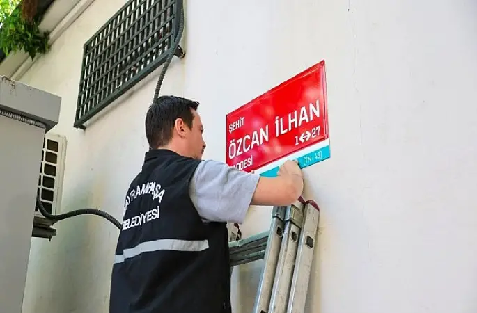 Bayrampaşa Belediyesi'nden şehit Özcan İlhan'a anlamlı vefa