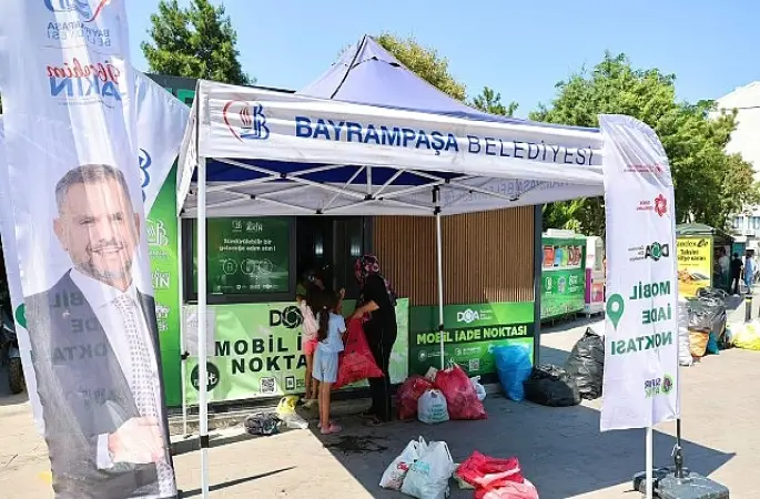 Bayrampaşa'da atıklar paraya dönüşüyor, çevre korunuyor
