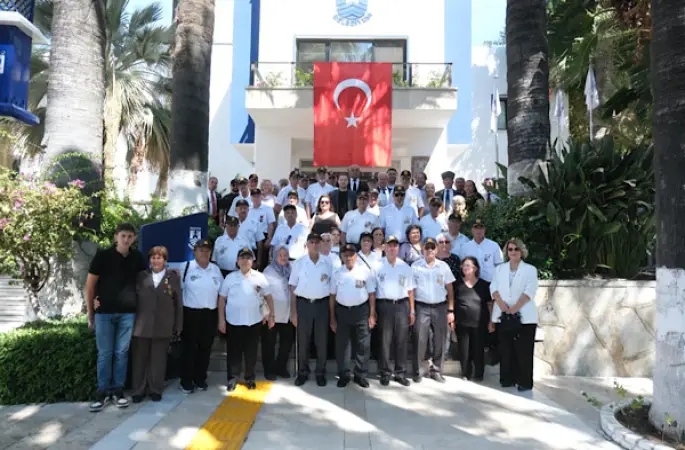 Bodrum’da 19 Eylül Gaziler Günü dolayısıyla tören düzenlendi