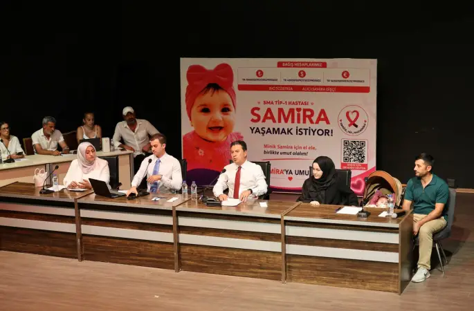 Bodrum'da SMA hastası Samira bebek için yardım gecesi düzenlendi
