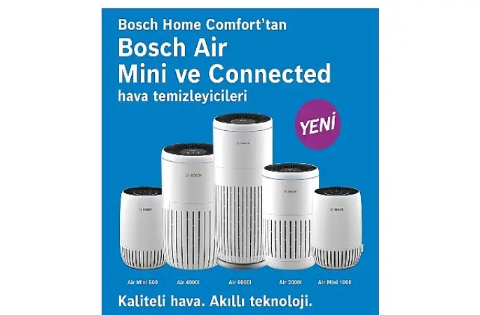 Bosch Home Comfort Group'tan İleri Teknoloji Hava Temizleme Cihazları