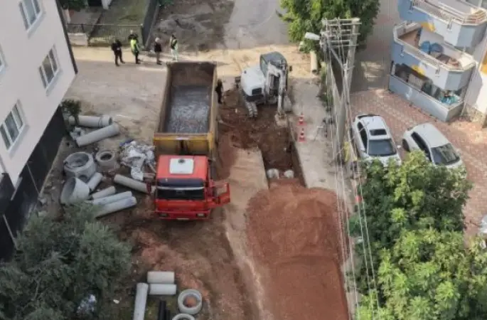 Bursa’da 340 metrelik altyapı çalışması yapılıyor