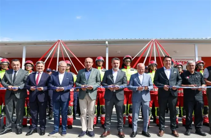 Bursa'da afet hazırlığı kapsamında yeni araç ve tesisler hizmete alındı