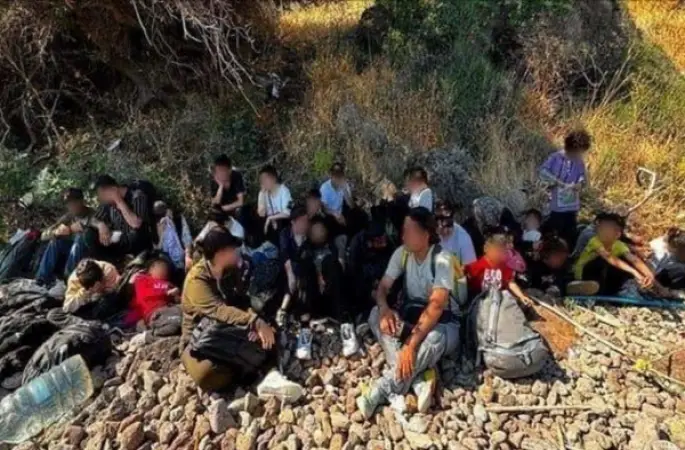 Çanakkale'de 37 düzensiz göçmen yakalandı