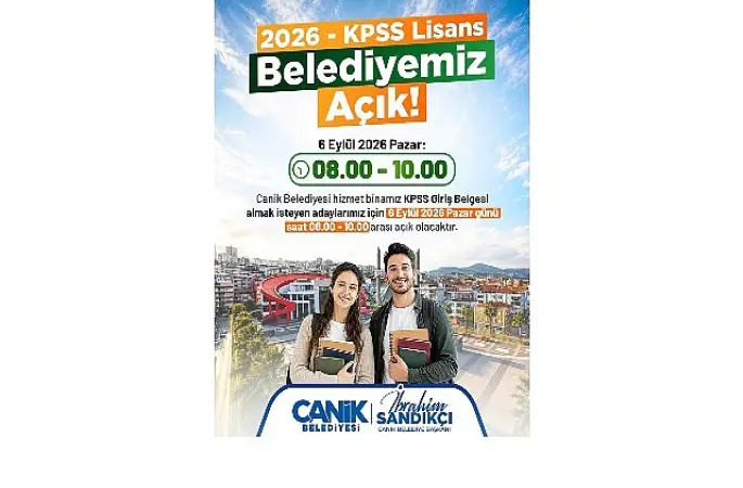 Canik Belediyesi'nden KPSS Nöbeti 