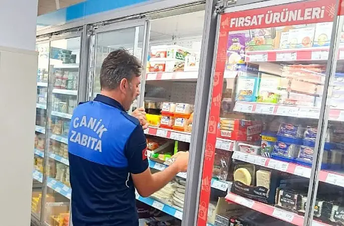 Canik Zabıtasından Sıkı Denetim 