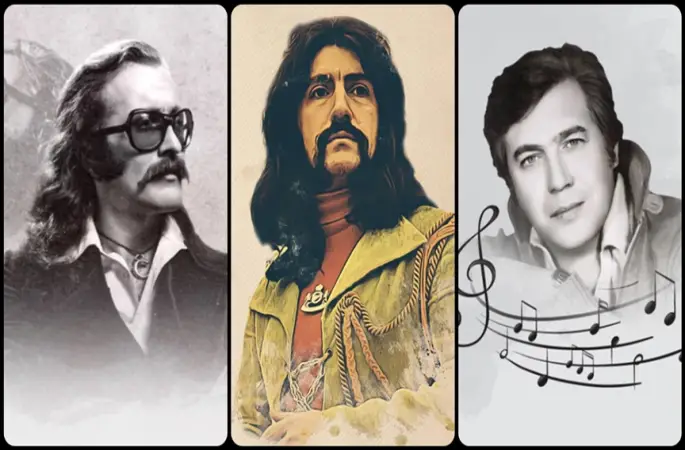 Cem Karaca, Barış Manço ve Tanju Okan 