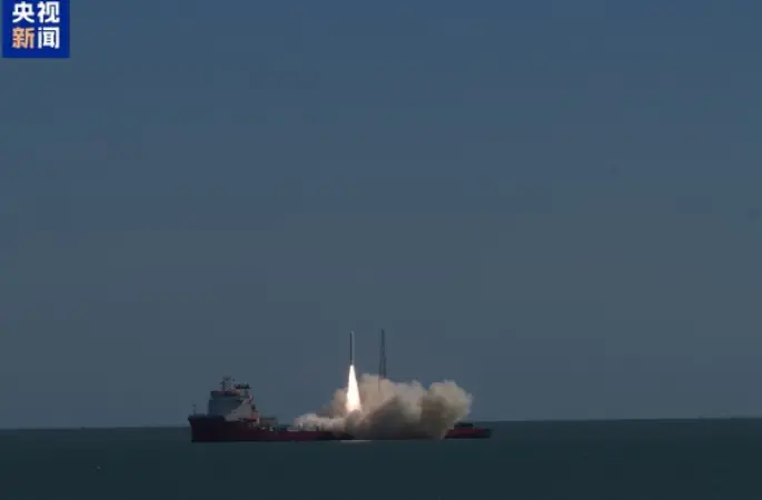 Çin, Ceres-1 taşıyıcı roketiyle deniz üzerinden yeni bir uydu fırlattı