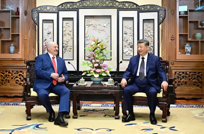 Çin Cumhurbaşkanı Xi Jinping, Belarus Cumhurbaşkanı Lukaşenko ile görüştü