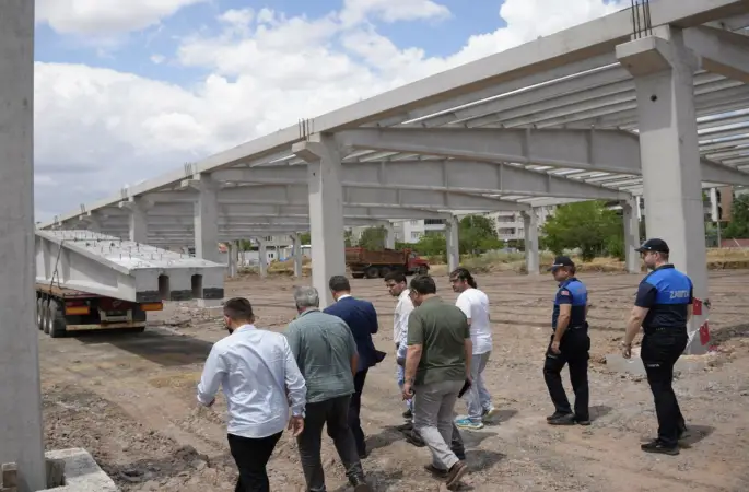 Çorlu’da kapalı pazar yeri projesinde çalışmalar sürüyor
