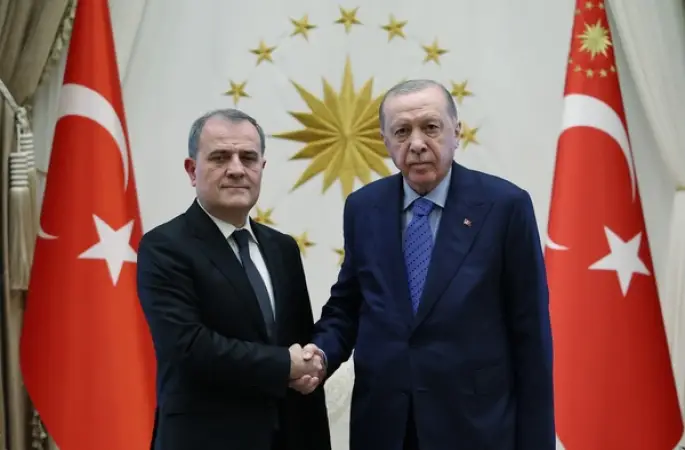 Cumhurbaşkanı Erdoğan, Azerbaycan Dışişleri Bakanı Bayramov’u kabul etti