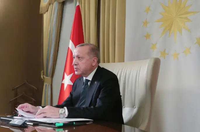 Cumhurbaşkanı Erdoğan, Hindistan Büyükelçisi Shresth’i kabul etti