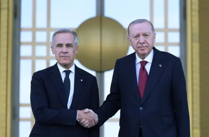Cumhurbaşkanı Erdoğan, Kanada Başbakanı Carney ile görüştü