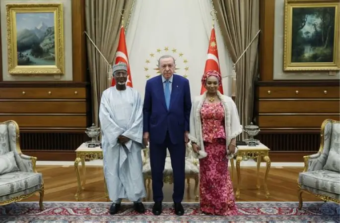 Cumhurbaşkanı Erdoğan, Nijerya Büyükelçisi Dakingari’yi kabul etti